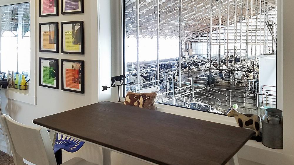 Featured Image- Upper apartment window overlooking the milking parlor