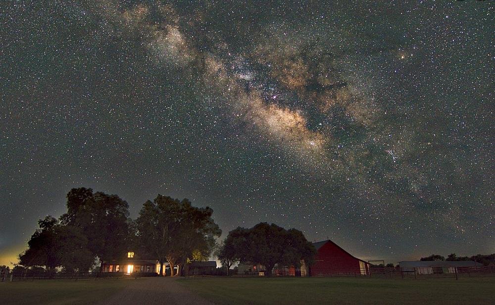Featured Image- Night sky above farmhouse and barn 