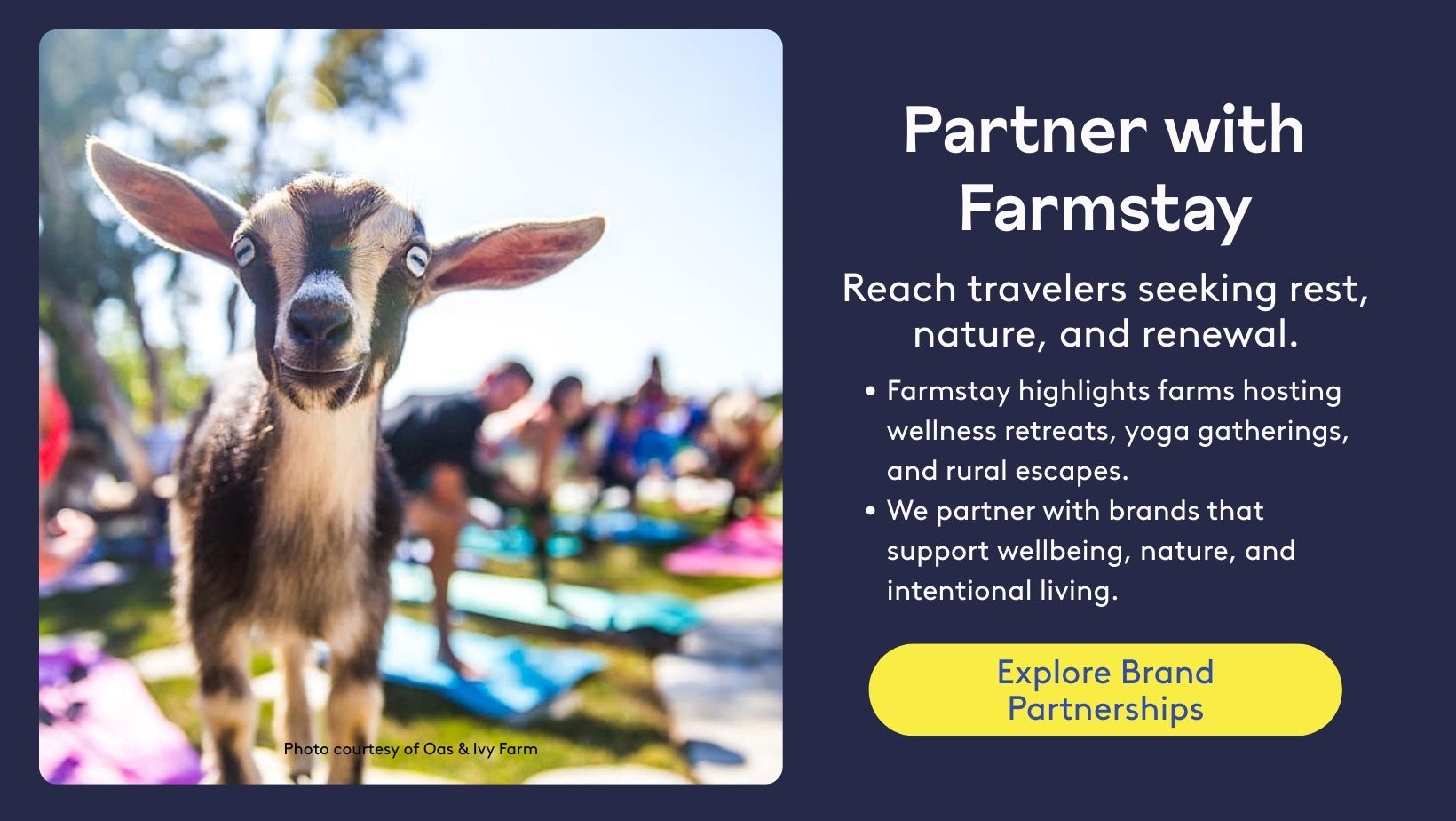 Reach travelers seeking rest, nature, and renewal.