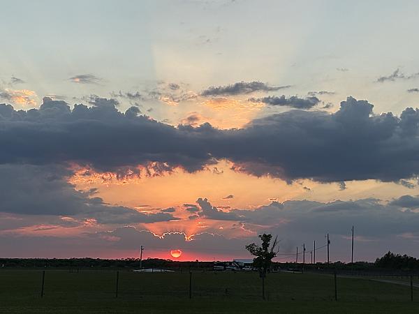 One of our fantastic sunsets