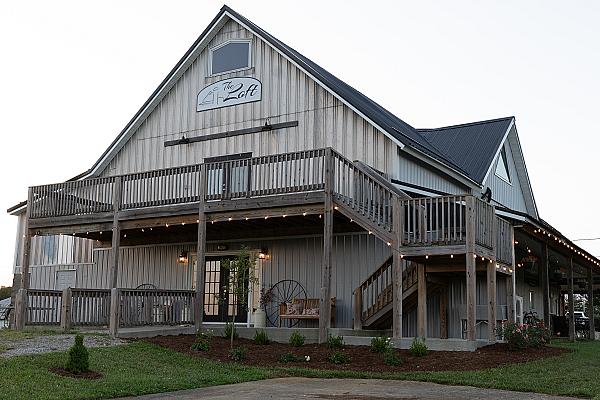 Entrance to The Loft, our Rustic Barn Venue