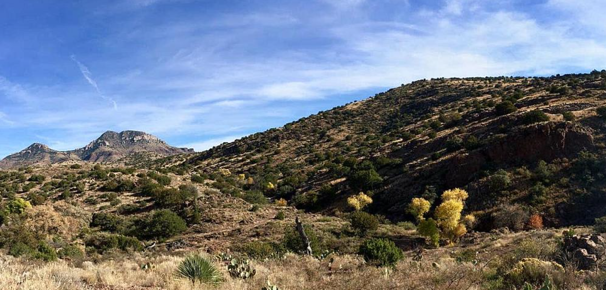 Desert mountains and terrain