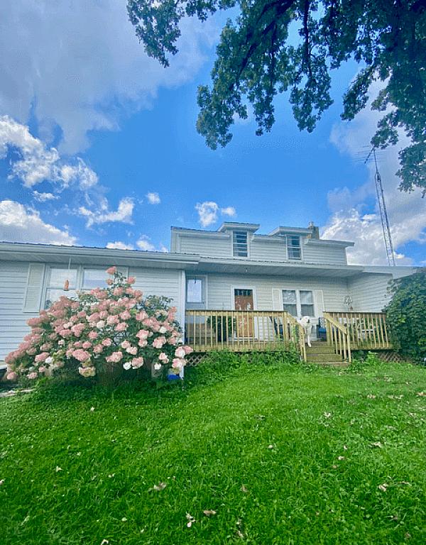 grey farm house exterior