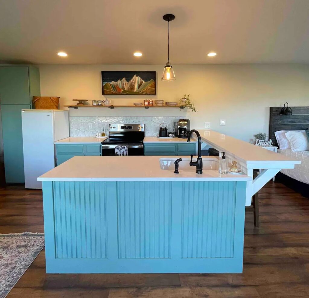 Guest Suite Kitchen at Blooming Joy Farm