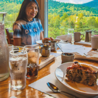 Family style Sun eve through Fri lunch. With that view again.