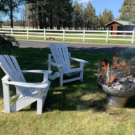 The bunkhouse fire pit