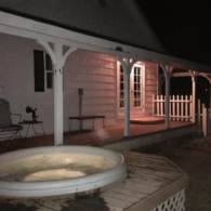 The farmhouse hot tub